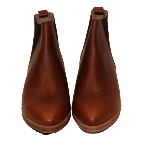 Nisolo Women's Eva Leather Everyday‎ Chelsea Boot Brandy NEW $228 - Picture 6 of 8